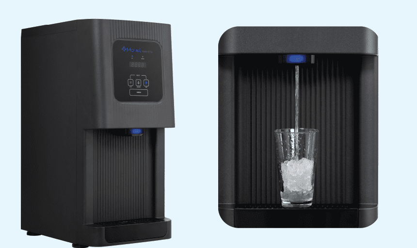 DMIct ice close up and side view